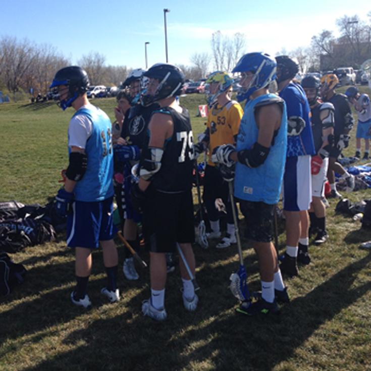 Hopkins watches game as they wait for their game. The Royals finished second place in the HS Open division.