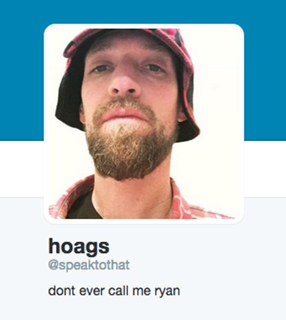 A Twitter account was created by students that impersonated Mr. Ryan Hogan, English. 