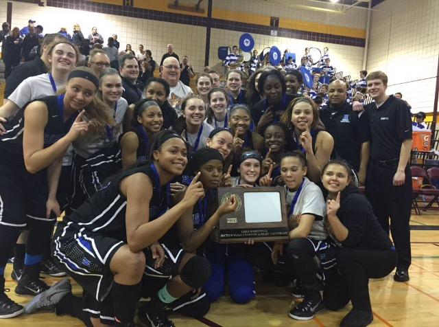 Picture of last years girls basketball team in 6AAAA championship game. The Royals beat Minnetonka 81-55.