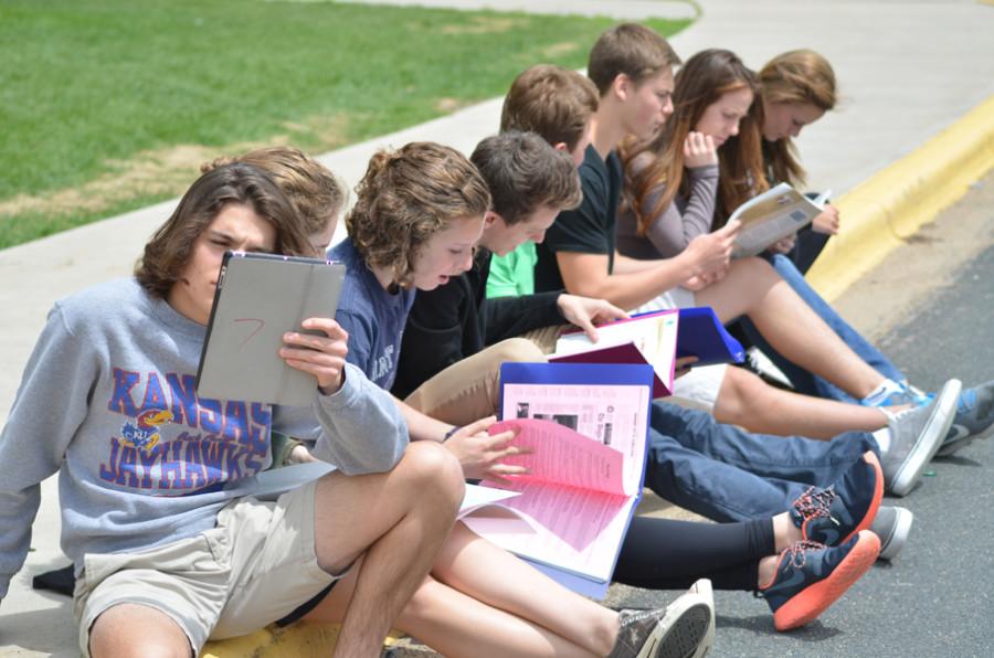 HHS students participate in summer school. 