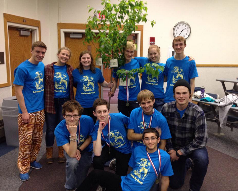 HHS Envirothon team poses for a photo after the state competition. 