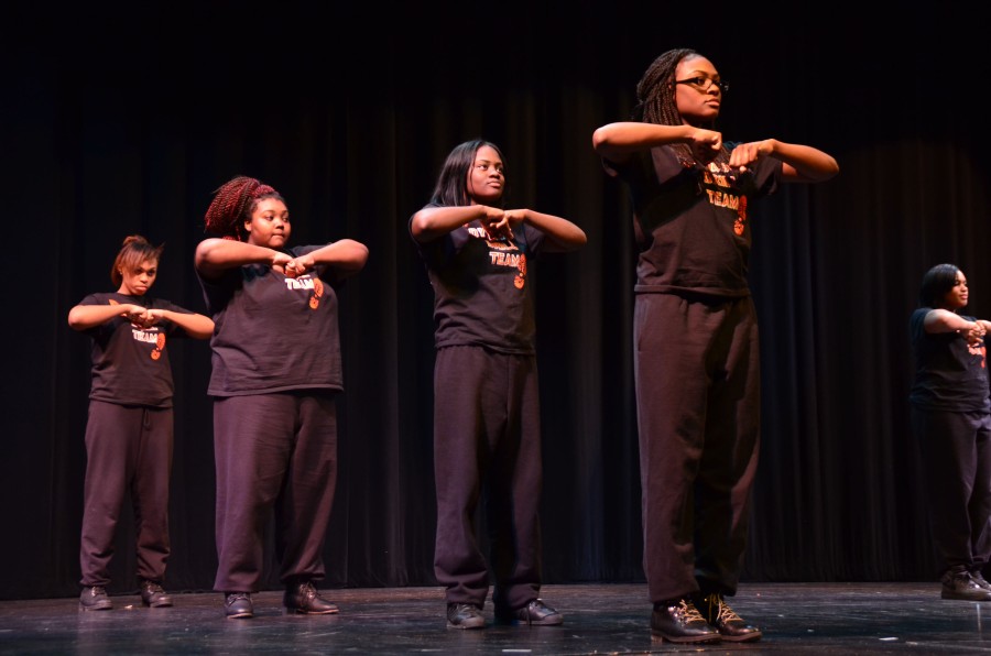 Cooper High School performs at the 10th Annual Step It Up show.