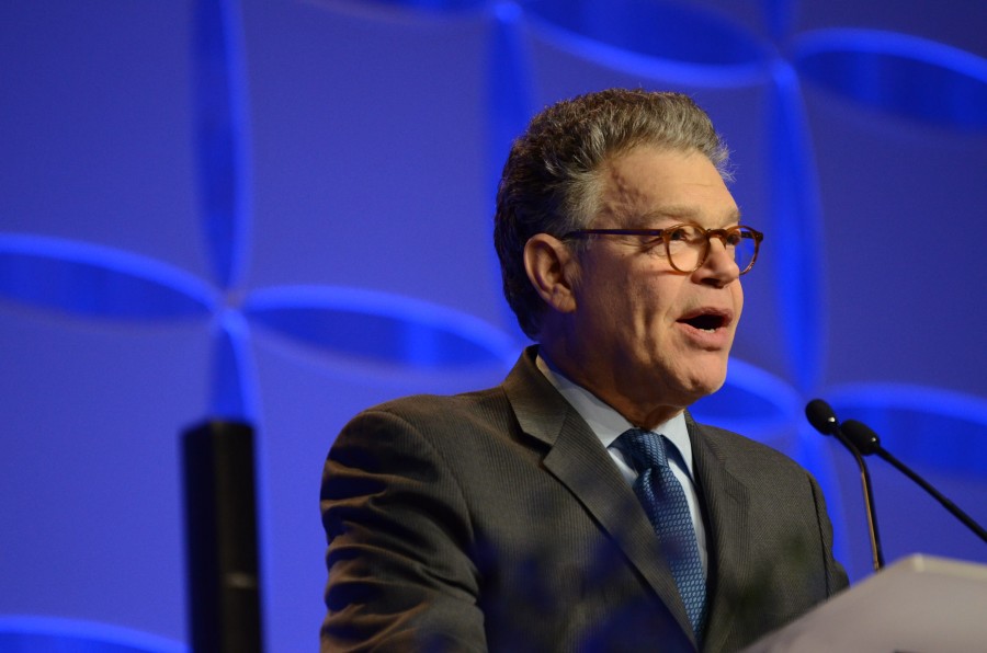 Senator Al Franken (D), speaks at the Humphrey-Mondale DFL Dinner. He spoke about the MN DFL Party and why he is a part of it.