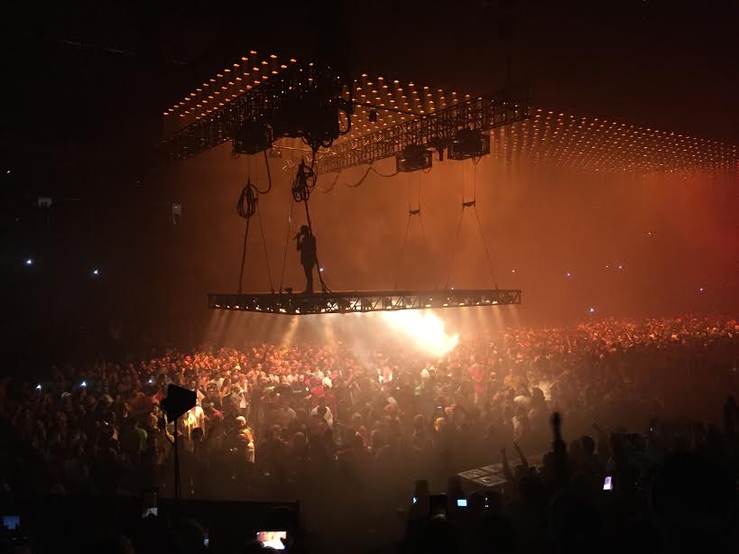 On Oct. 10, Kanye West took the stage at the Xcel Energy Center. This show was a part of his Saint Pablo Tour.