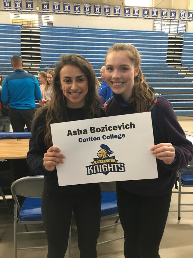 Asha+Bozicevich%2C+senior%2C+commits+to+Carlton+College.+Bozicevich+will+be+committing+for+Track+and+Field.+