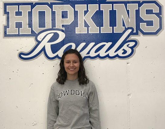 Renae Anderson, Bowdoin College; Favorite memory: Going to ski camp with the team. Biggest accomplishment: Getting 5th for women under 20yrs at Nationals junior year.
