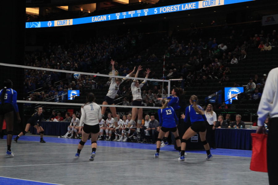 Photos taken at 2017 Volleyball state tournament. The Royals lost in the first round to the Prior Lake Lakers 0-3. 