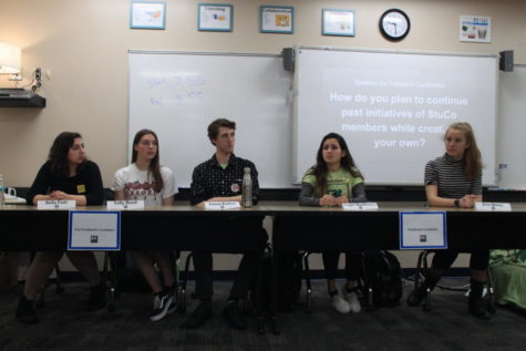 Student Council members run for President, Vice President
