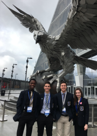 Four HHS students compete at DECA Nationals in Atlanta