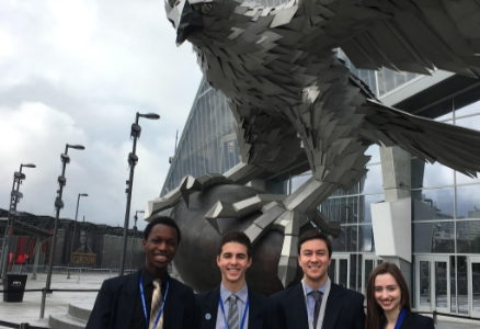 Four HHS students compete at DECA Nationals in Atlanta
