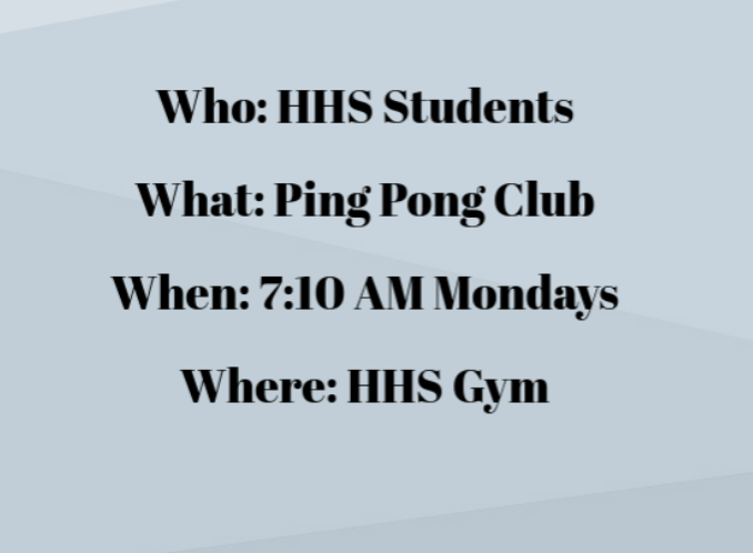 Club Spotlight: Ping Pong Club