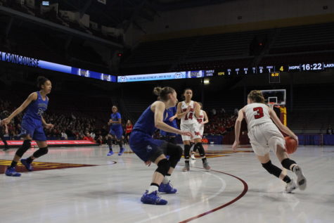 Review: Girls have statement win in State Tournament opener