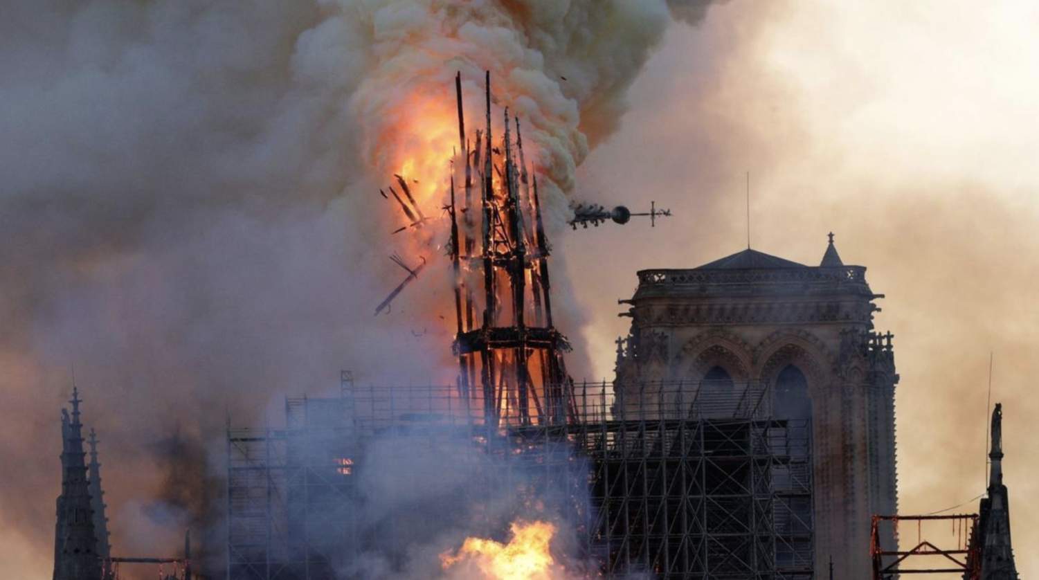 Paris fire. Пожар Парижской Богоматери. Пожар в соборе Парижской Богоматери (2019).