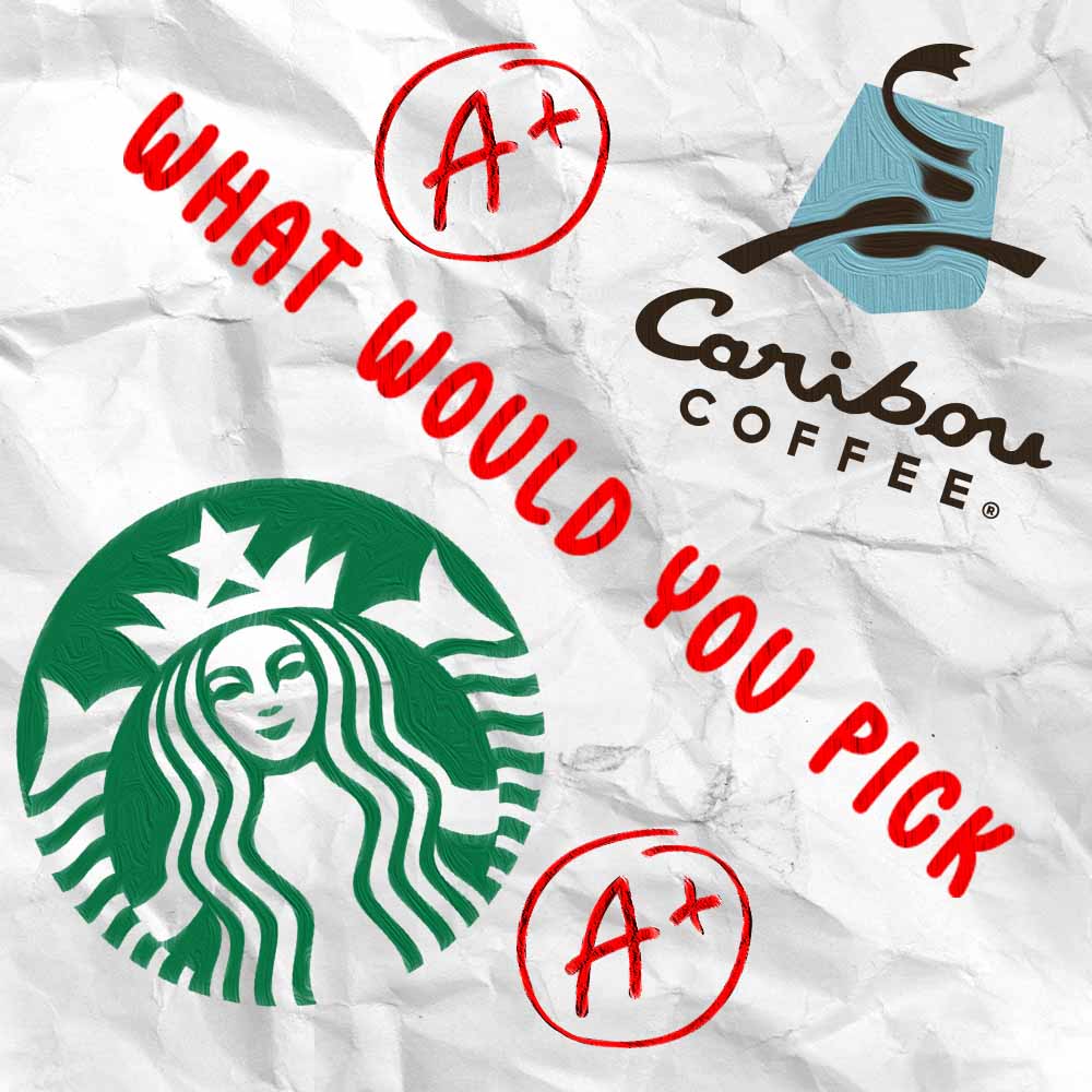 Starbucks versus Caribou 